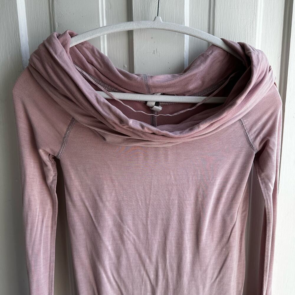 Free People Cosmo Cowl Neck Long Sleeve Shirt - Picture 3 of 8